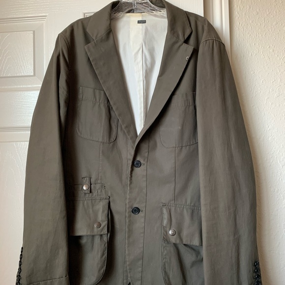 Navy Green Armani Exchange Blazer Size M / Men’s - Picture 1 of 12